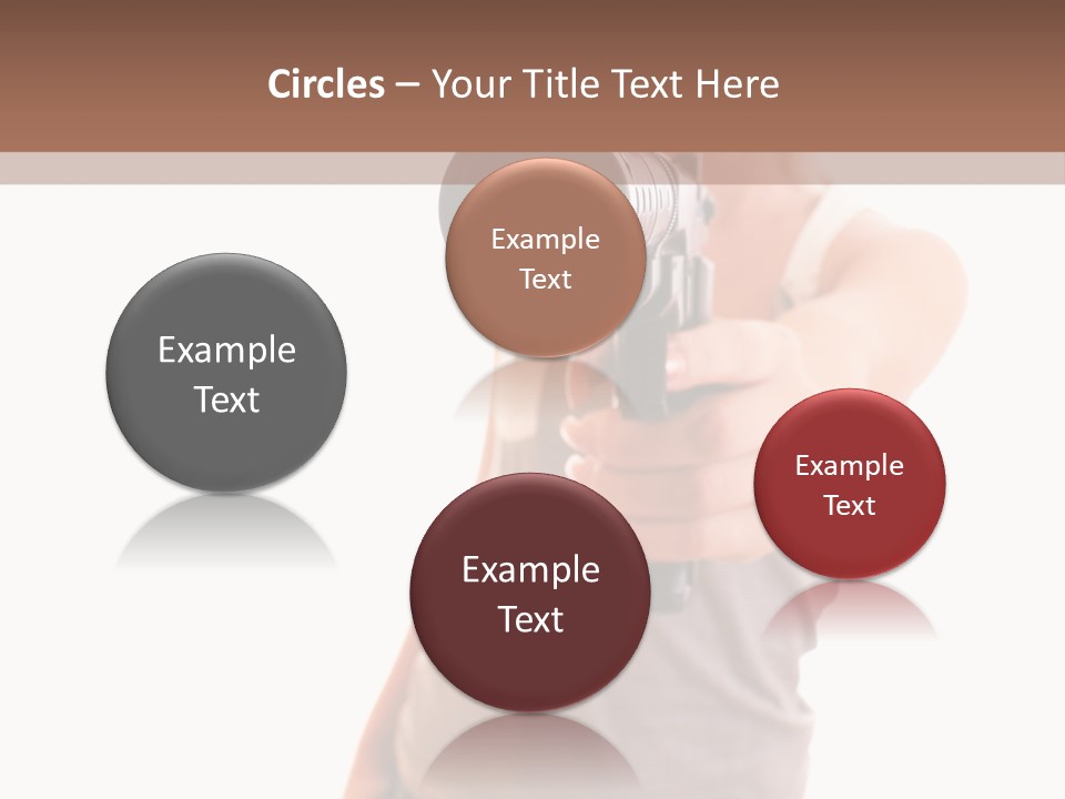 Caucasian Young Female PowerPoint Template