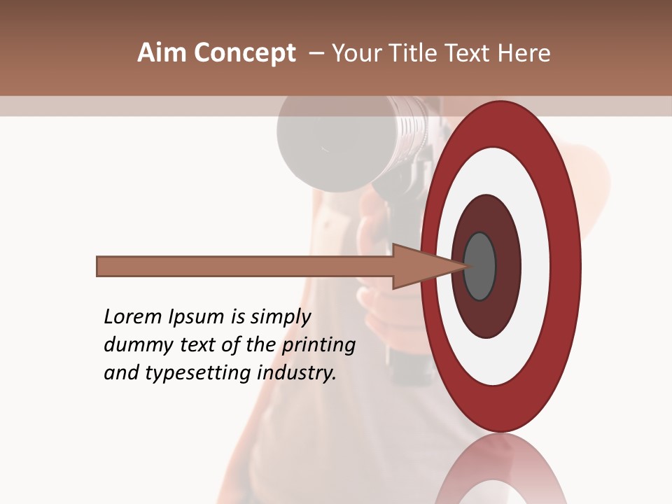 Caucasian Young Female PowerPoint Template