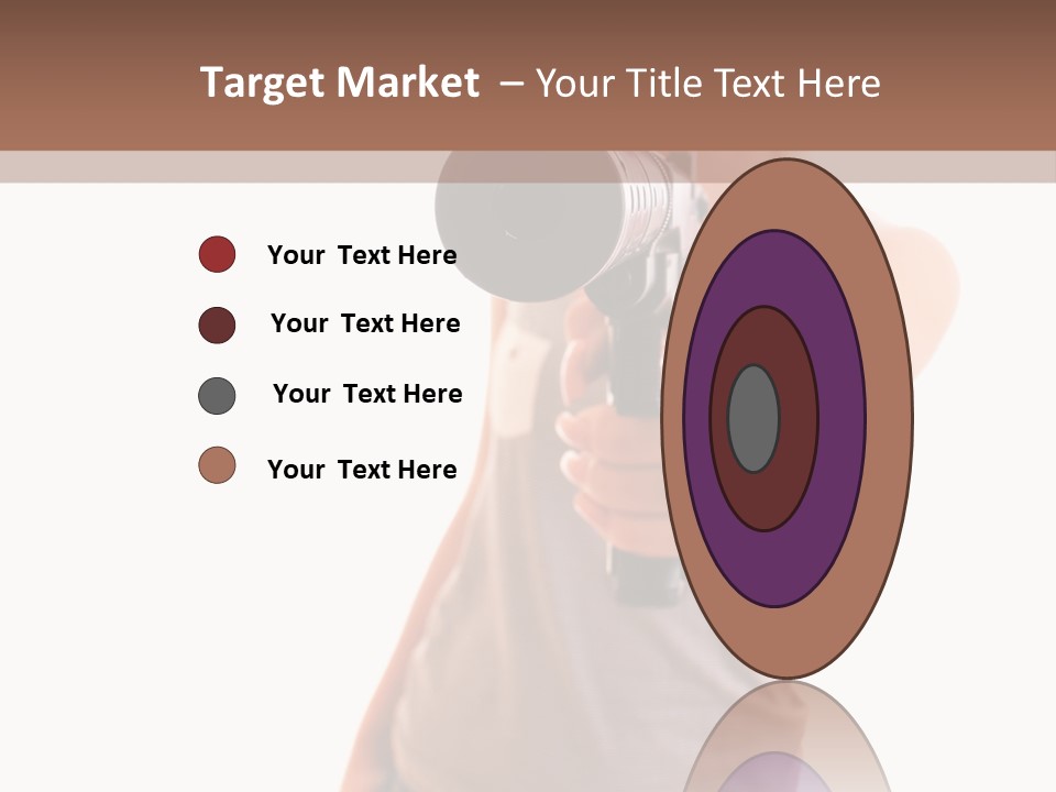 Caucasian Young Female PowerPoint Template