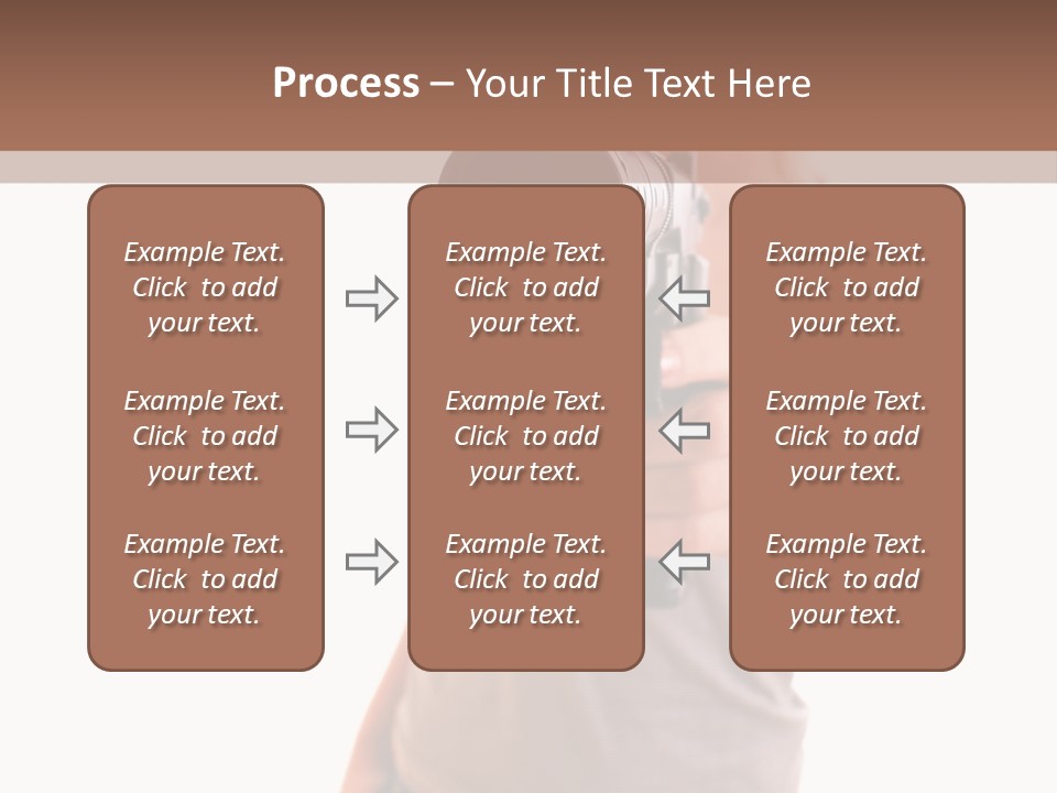 Caucasian Young Female PowerPoint Template