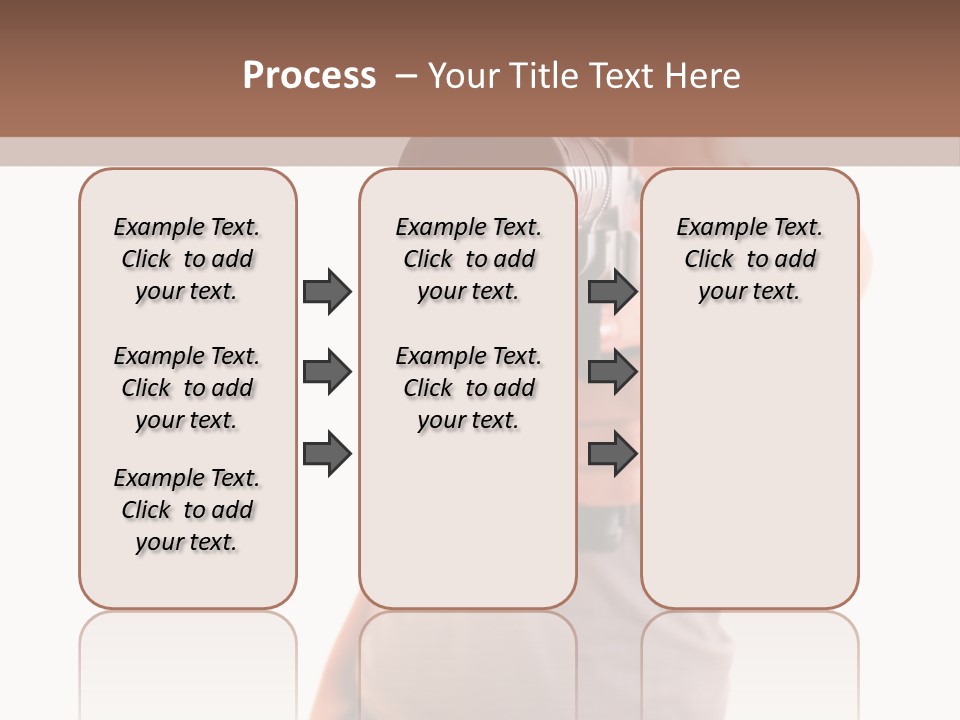 Caucasian Young Female PowerPoint Template