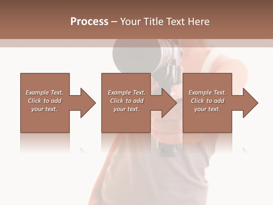 Caucasian Young Female PowerPoint Template