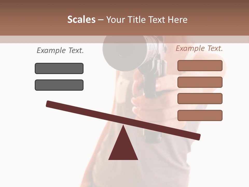 Caucasian Young Female PowerPoint Template