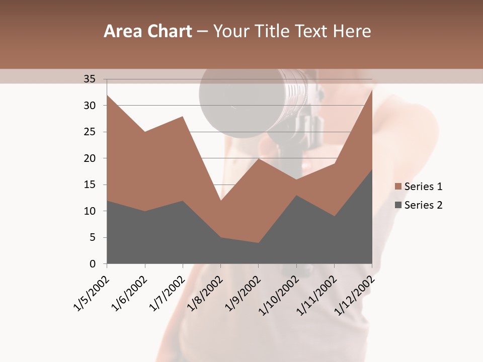 Caucasian Young Female PowerPoint Template