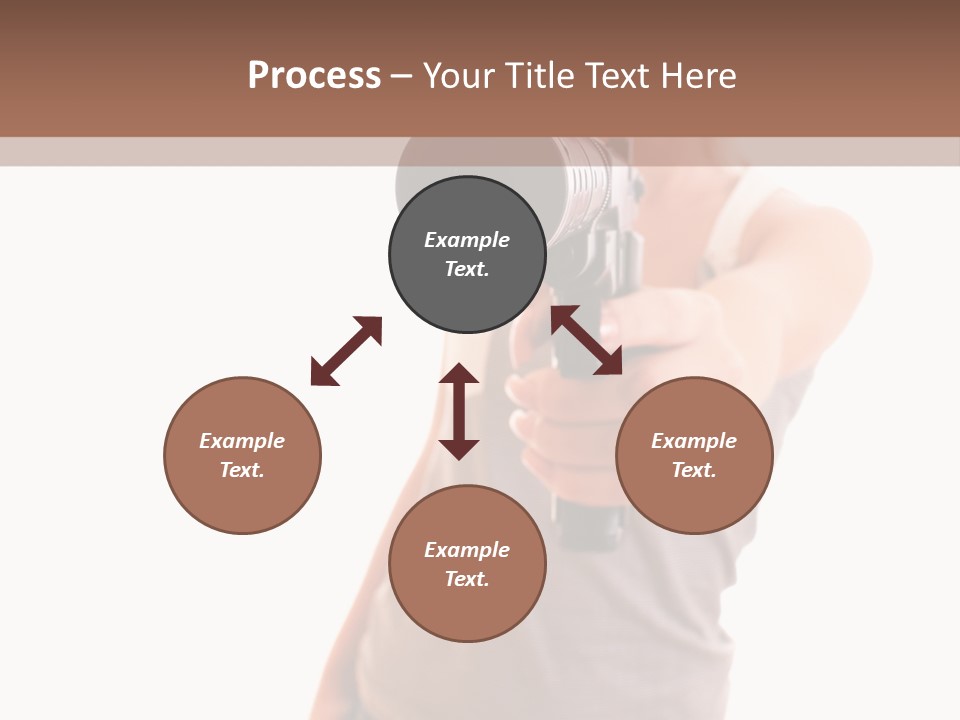 Caucasian Young Female PowerPoint Template