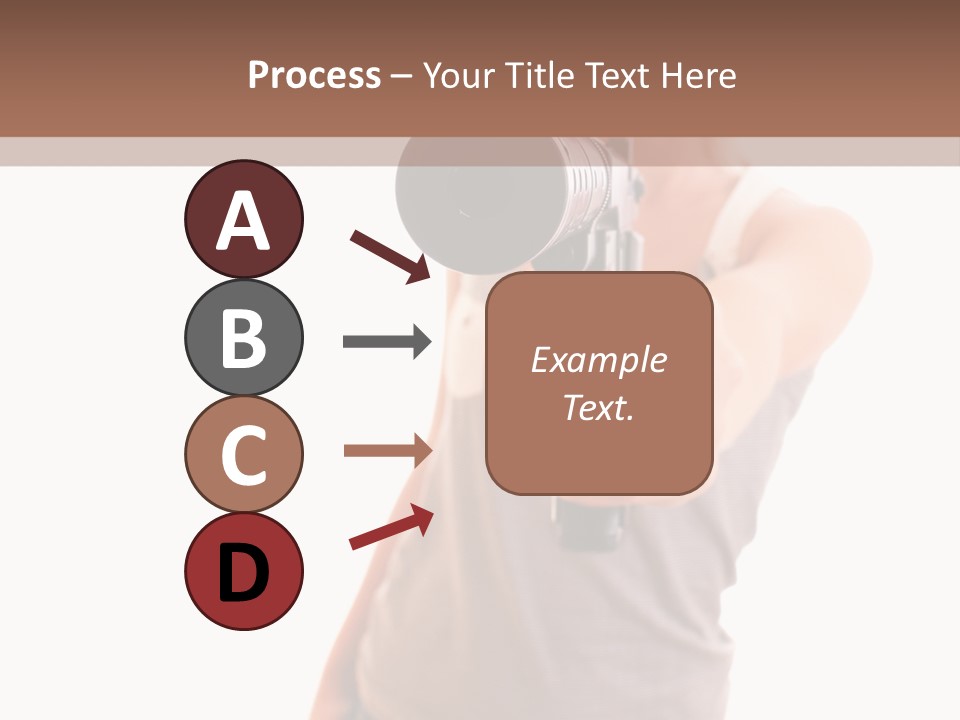 Caucasian Young Female PowerPoint Template