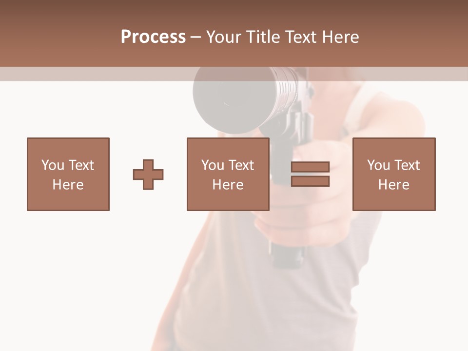 Caucasian Young Female PowerPoint Template