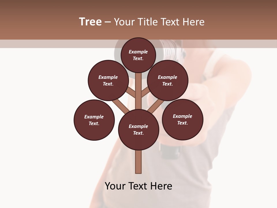 Caucasian Young Female PowerPoint Template