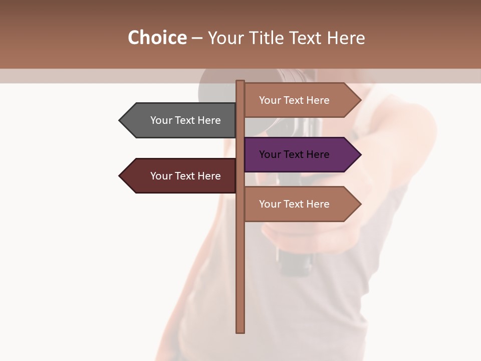 Caucasian Young Female PowerPoint Template