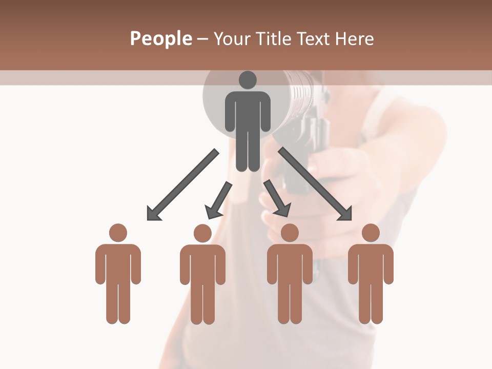 Caucasian Young Female PowerPoint Template