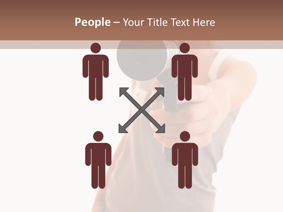 Caucasian Young Female PowerPoint Template