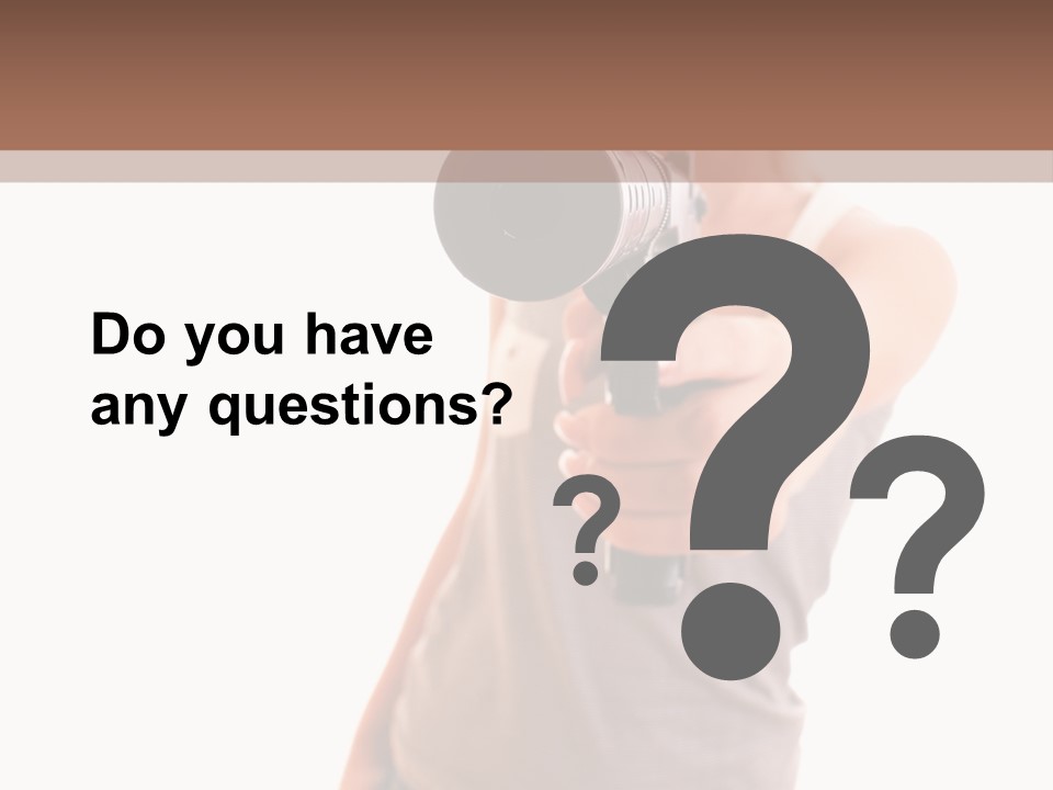 Caucasian Young Female PowerPoint Template