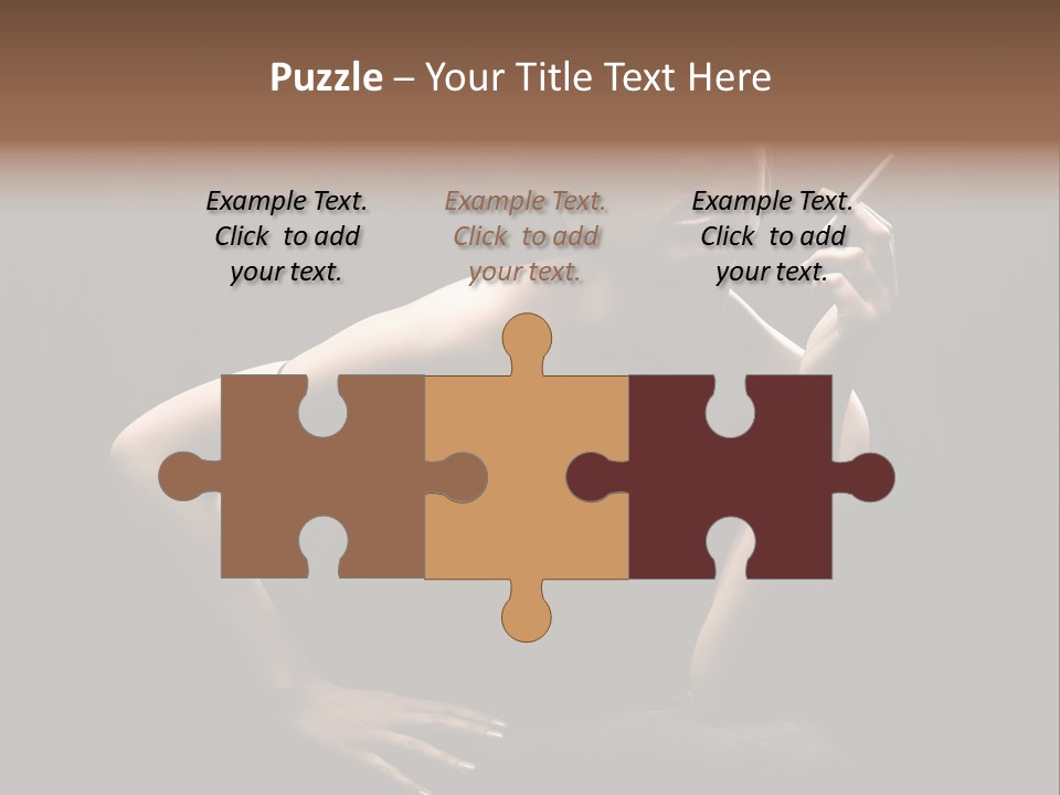 Attractive Smoker Model PowerPoint Template