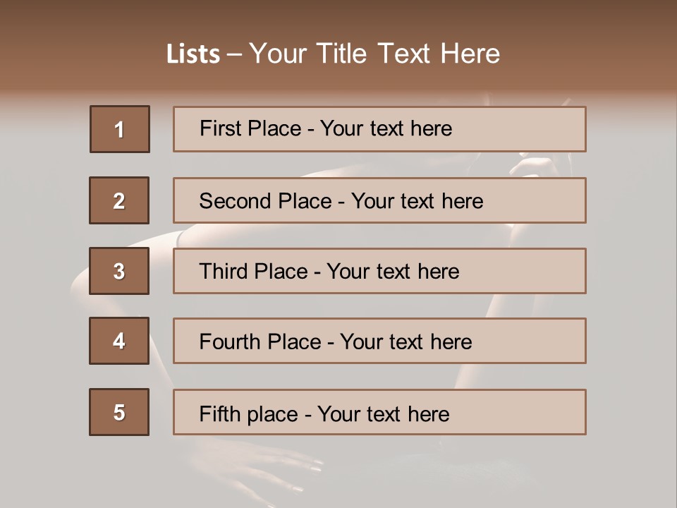 Attractive Smoker Model PowerPoint Template