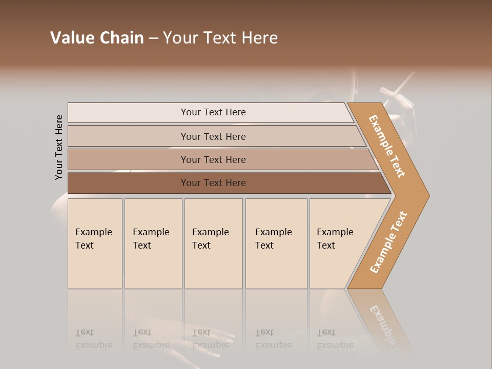 Attractive Smoker Model PowerPoint Template