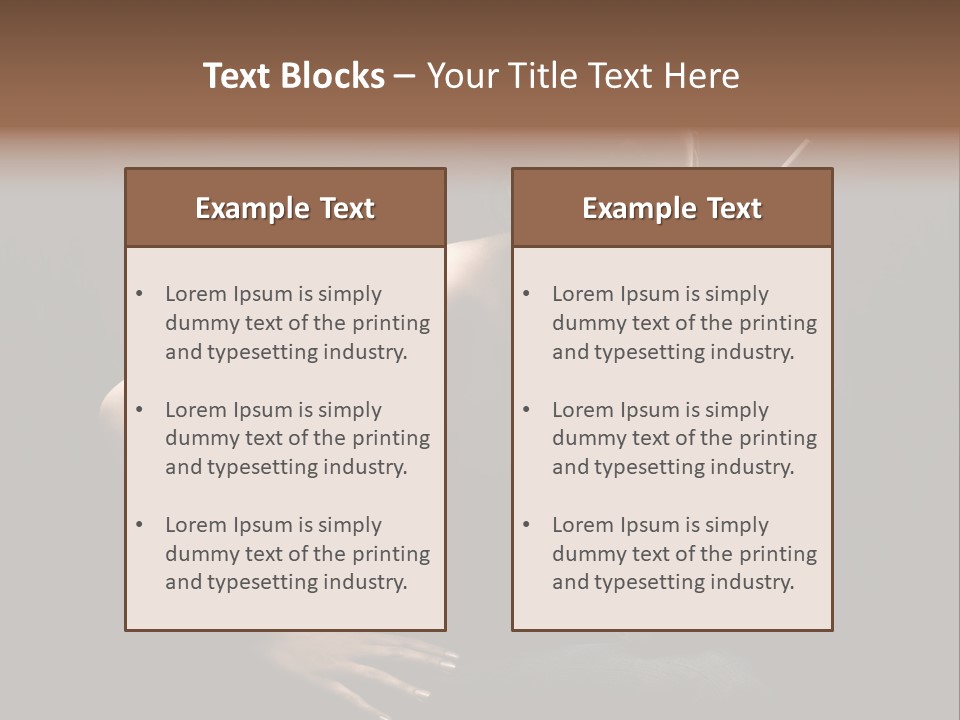 Attractive Smoker Model PowerPoint Template