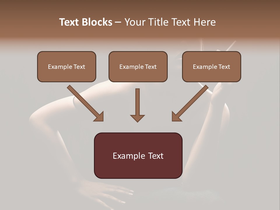 Attractive Smoker Model PowerPoint Template