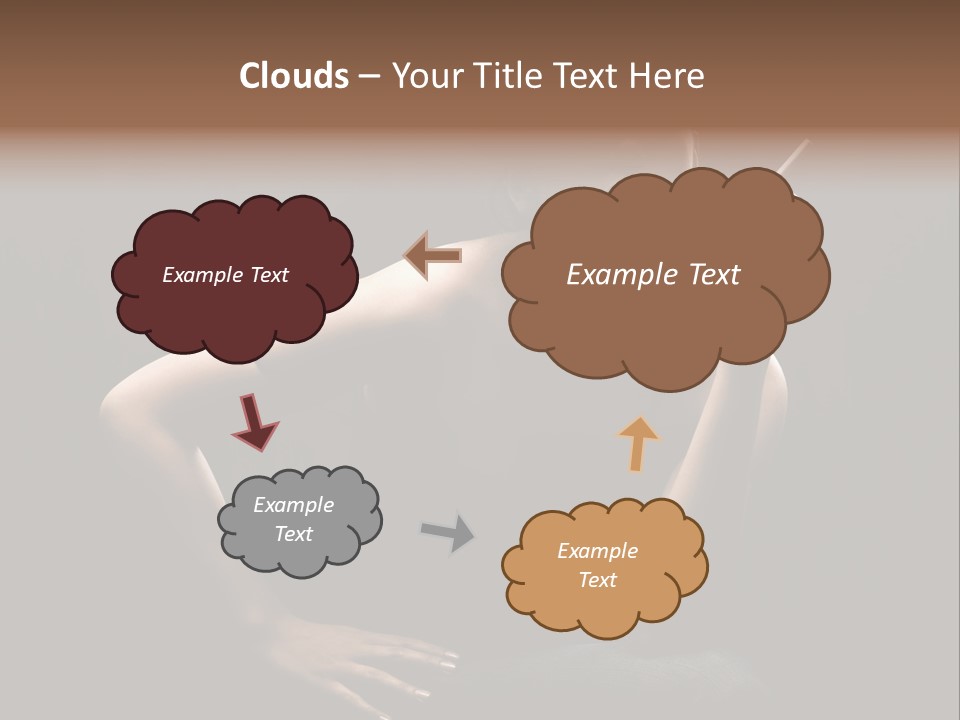 Attractive Smoker Model PowerPoint Template