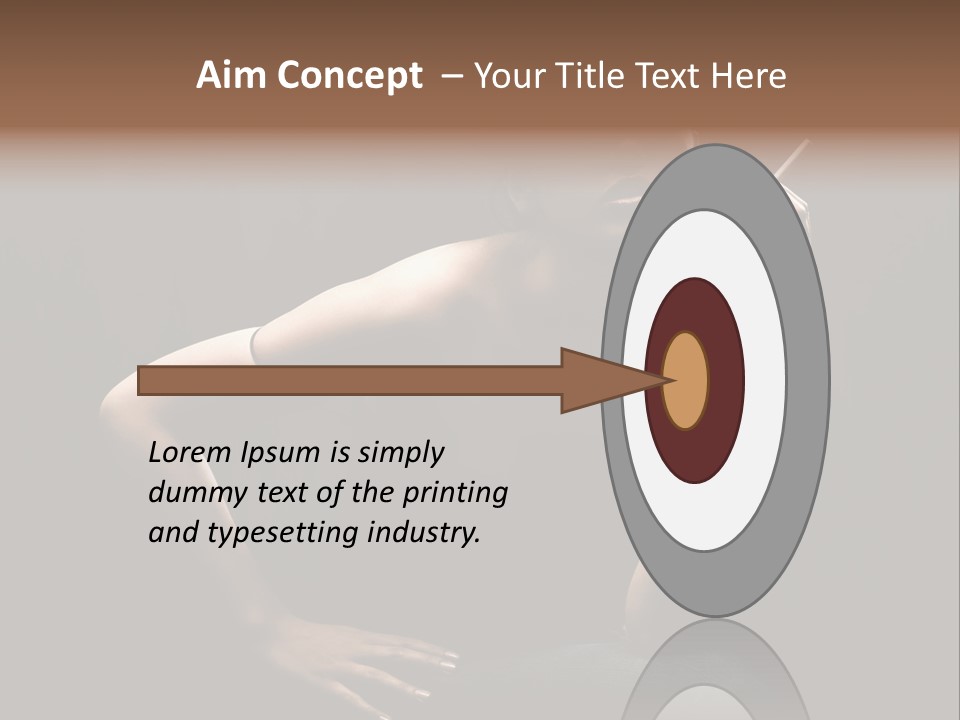 Attractive Smoker Model PowerPoint Template