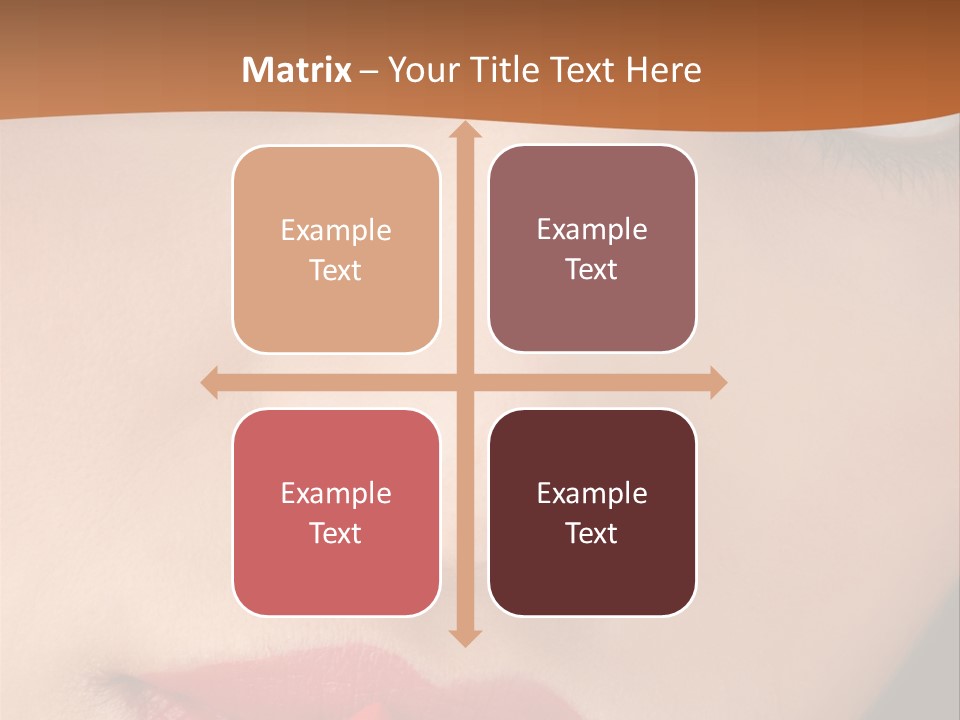 Good Glamour Red PowerPoint Template