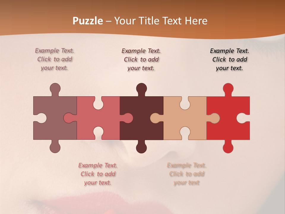 Good Glamour Red PowerPoint Template