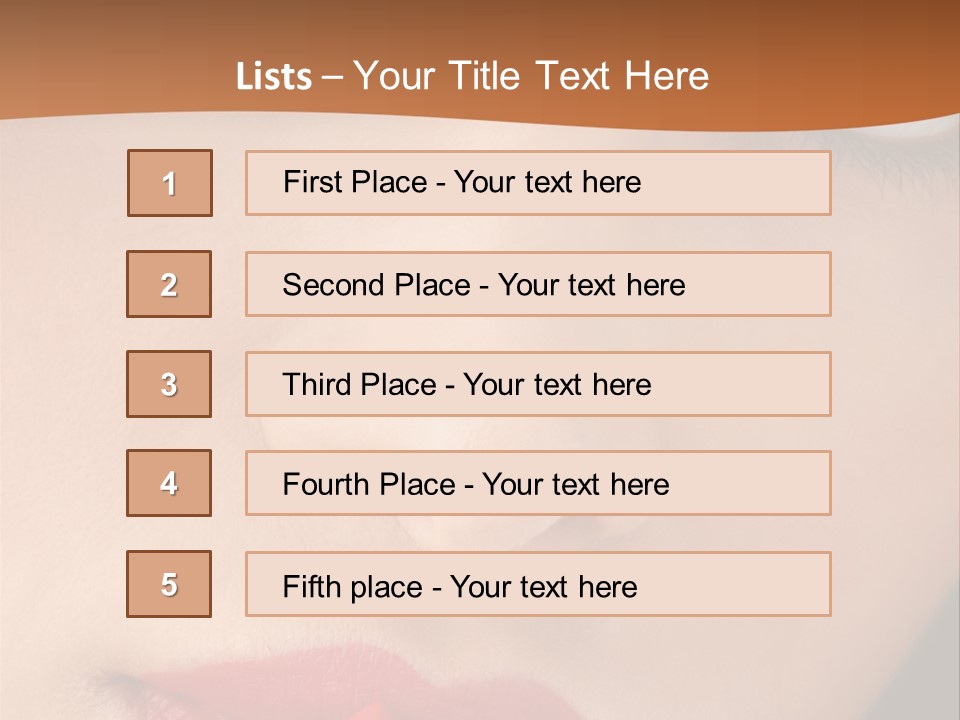 Good Glamour Red PowerPoint Template