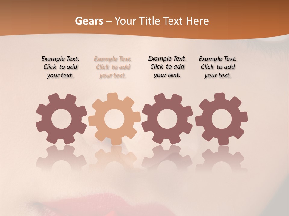 Good Glamour Red PowerPoint Template