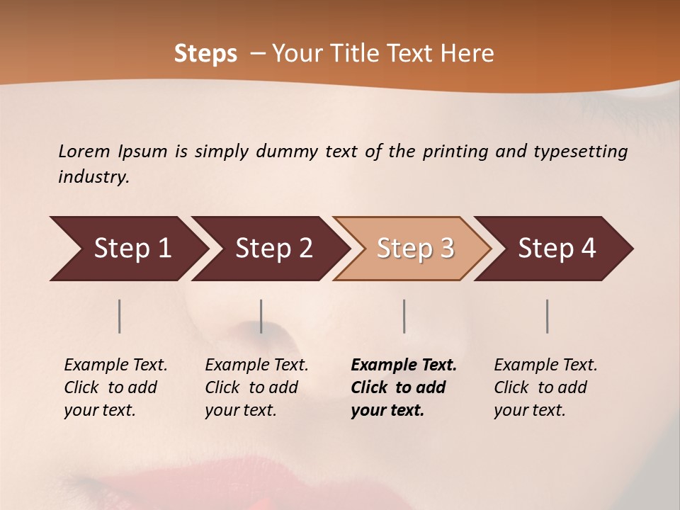 Good Glamour Red PowerPoint Template