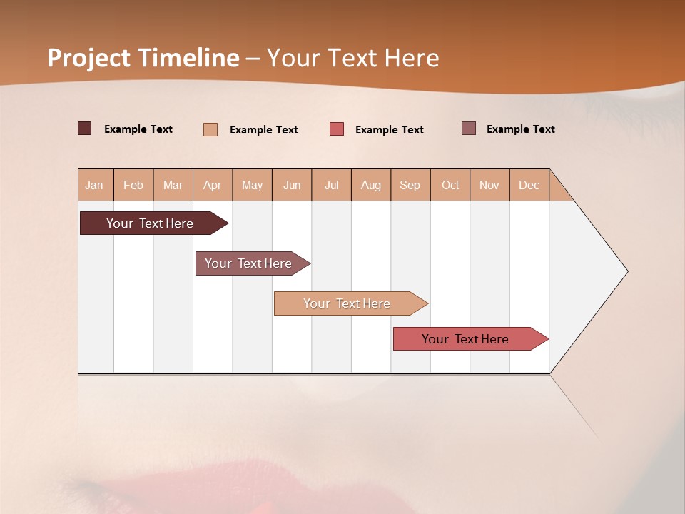Good Glamour Red PowerPoint Template