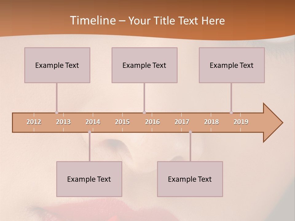 Good Glamour Red PowerPoint Template