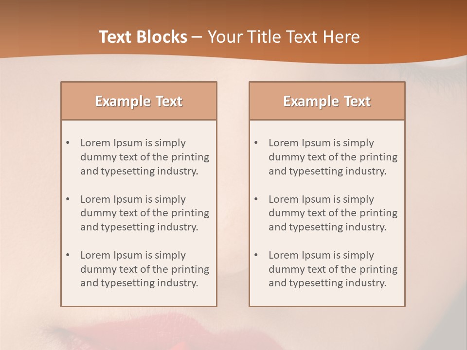 Good Glamour Red PowerPoint Template