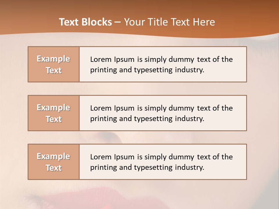 Good Glamour Red PowerPoint Template