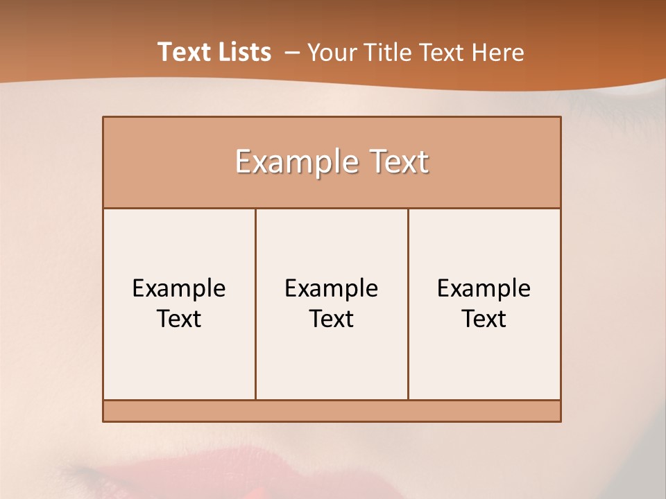 Good Glamour Red PowerPoint Template