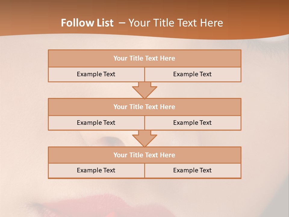 Good Glamour Red PowerPoint Template