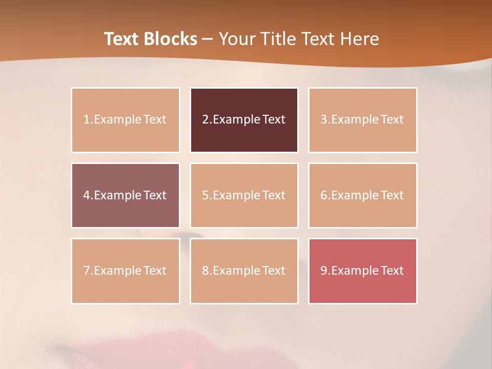 Good Glamour Red PowerPoint Template