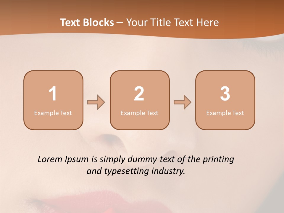 Good Glamour Red PowerPoint Template