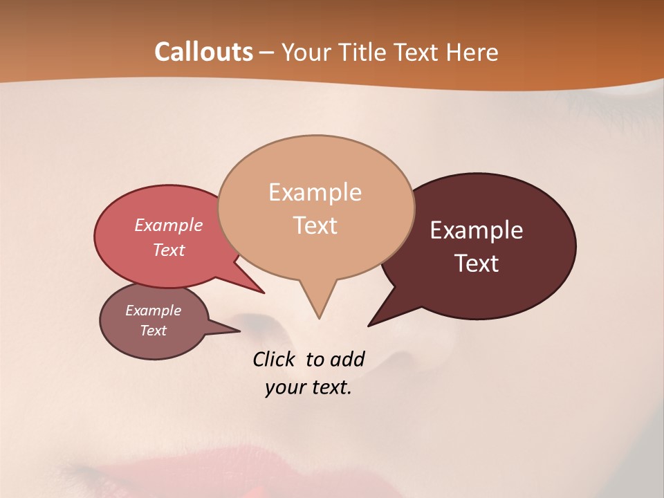 Good Glamour Red PowerPoint Template