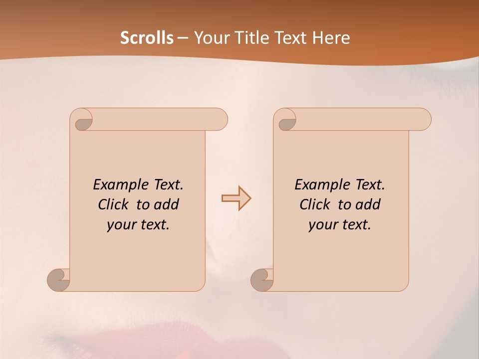 Good Glamour Red PowerPoint Template