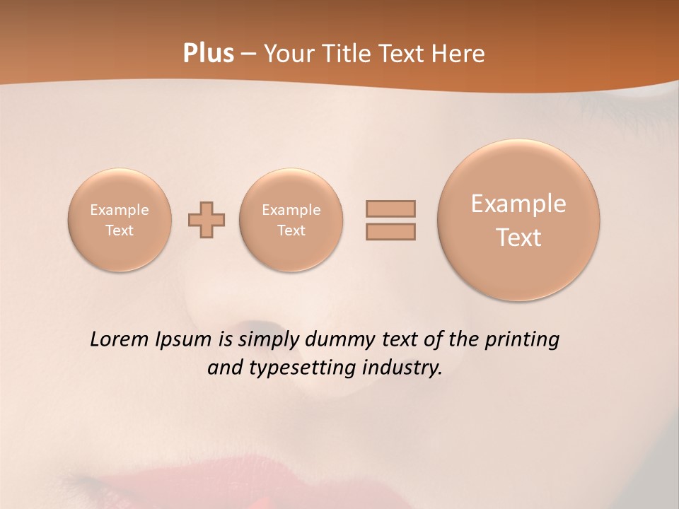 Good Glamour Red PowerPoint Template