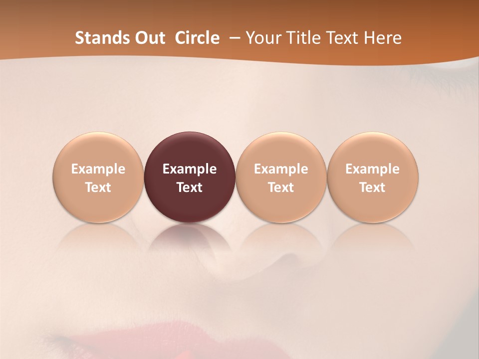 Good Glamour Red PowerPoint Template