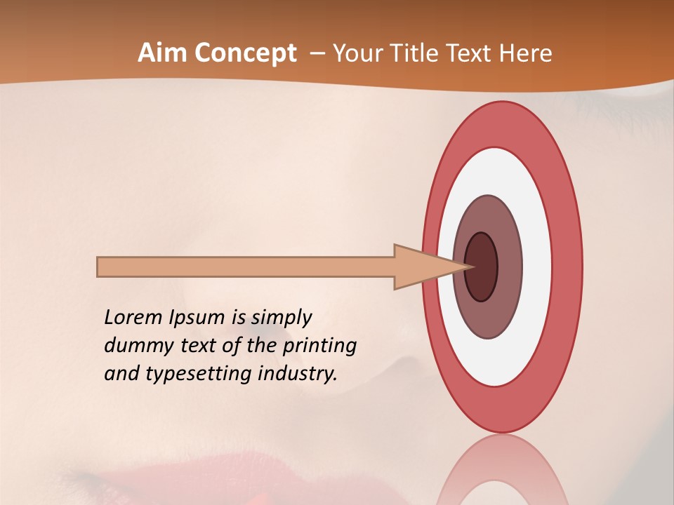 Good Glamour Red PowerPoint Template