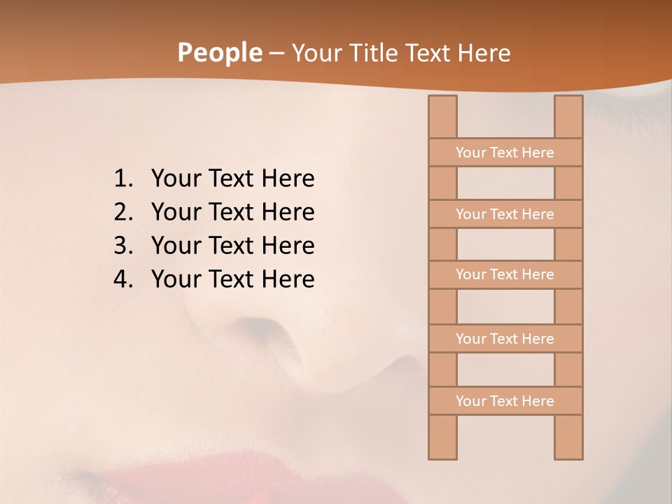 Good Glamour Red PowerPoint Template