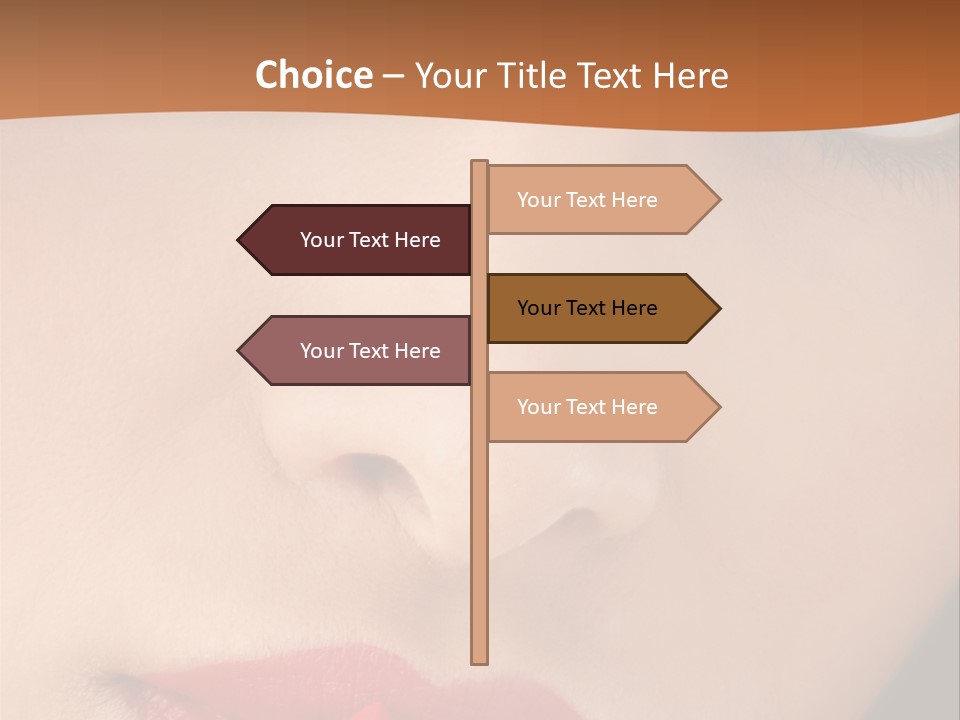 Good Glamour Red PowerPoint Template