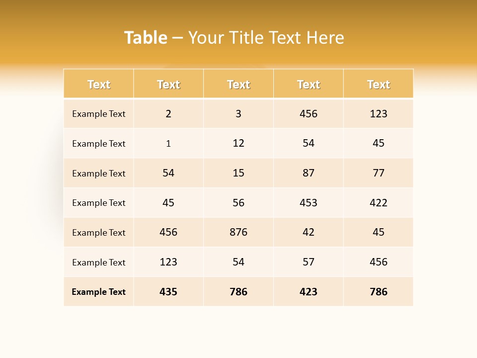 Two Gold Love PowerPoint Template