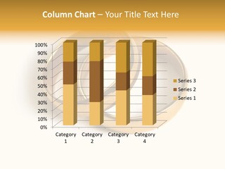 Two Gold Love PowerPoint Template