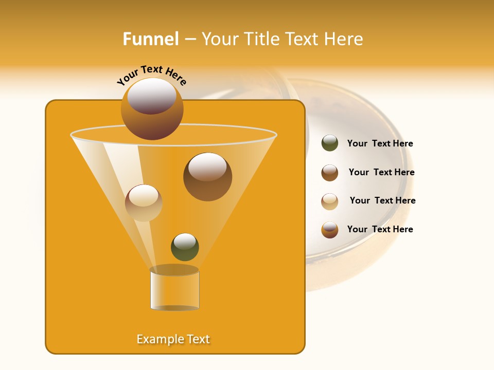 Two Gold Love PowerPoint Template