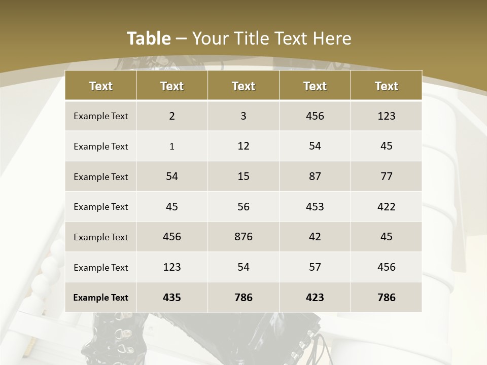 A Woman In A Black Cat Suit Is Posing On A Pole PowerPoint Template