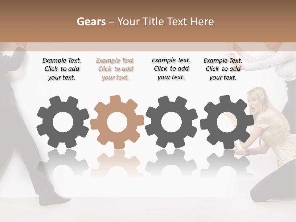 Beautiful Young People PowerPoint Template