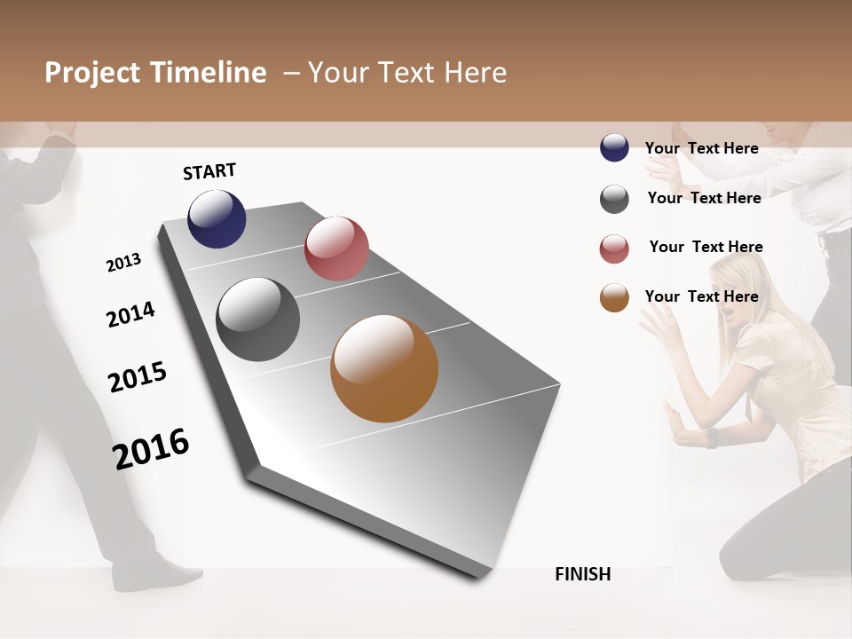 Beautiful Young People PowerPoint Template