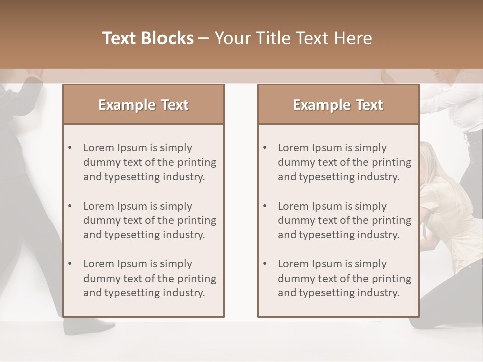 Beautiful Young People PowerPoint Template